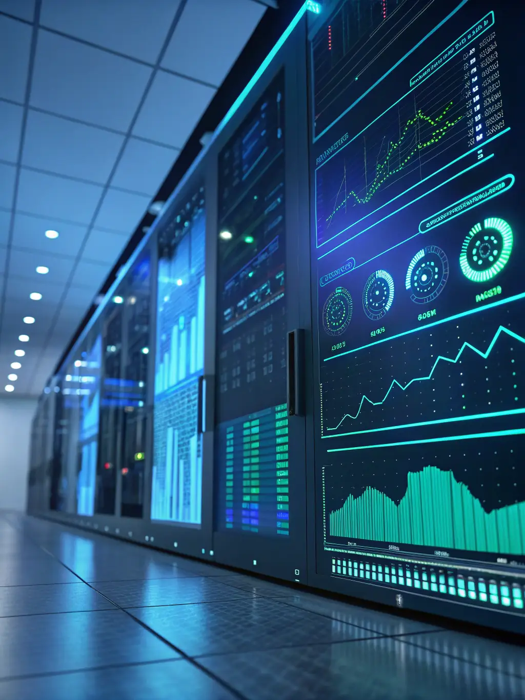 A visual representation of AI algorithms analyzing spatial data, identifying patterns and trends related to urban growth and resource allocation, showcasing Atlas Geo Technologies' AI-driven spatial analytics.
